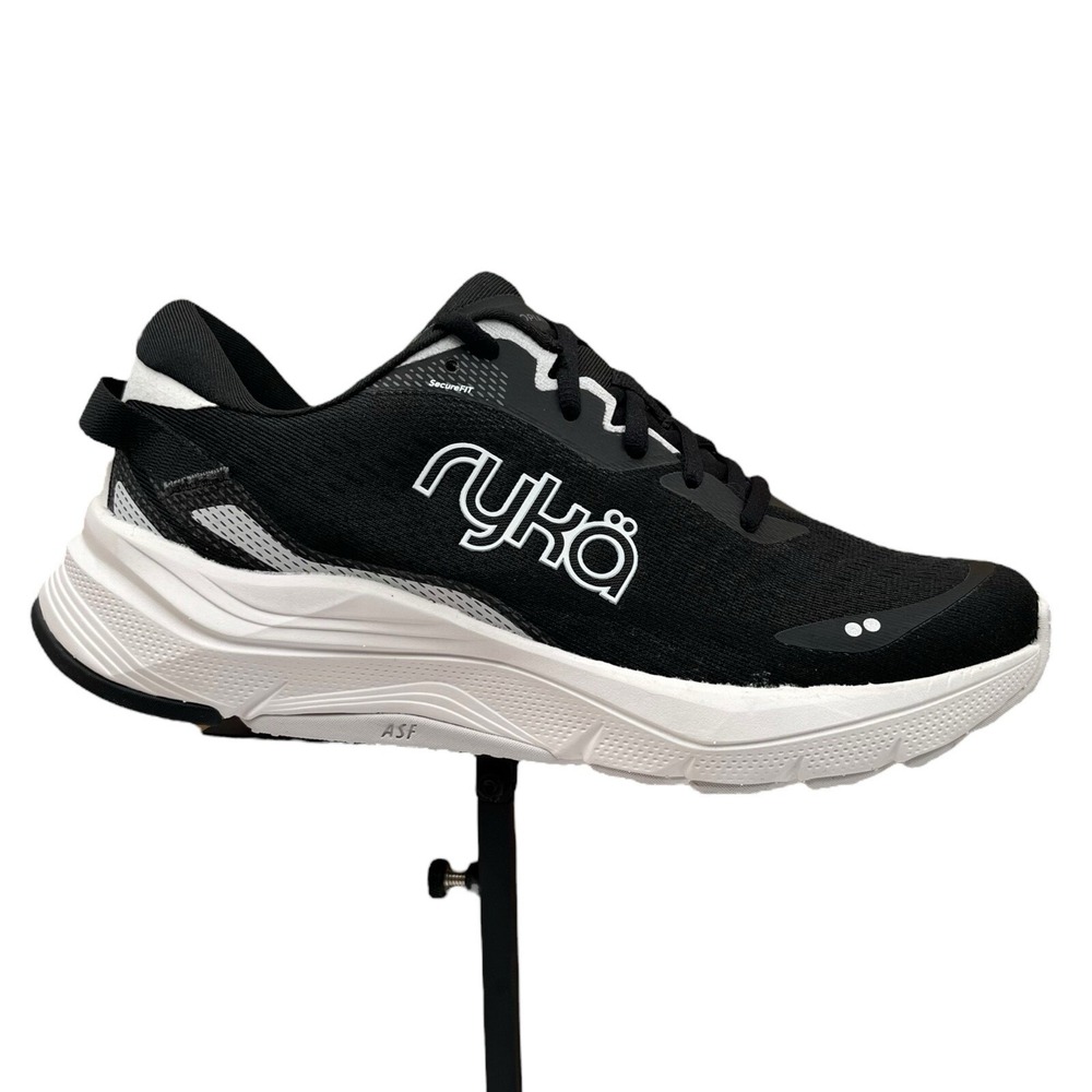 Ryka Utopia Womens Athletic Running Shoes Size 9 Black-White Lightweight Comfort